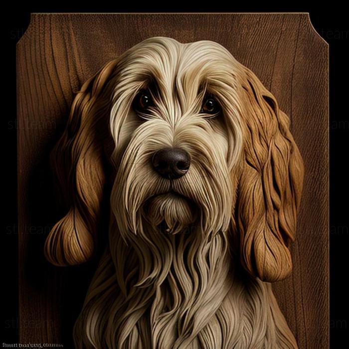 3D model Vendee Basset Griffon dog (STL)